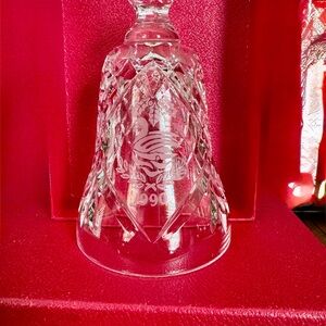 Waterford Crystal Bell 12 Days of Christmas 12 Swans Swimming